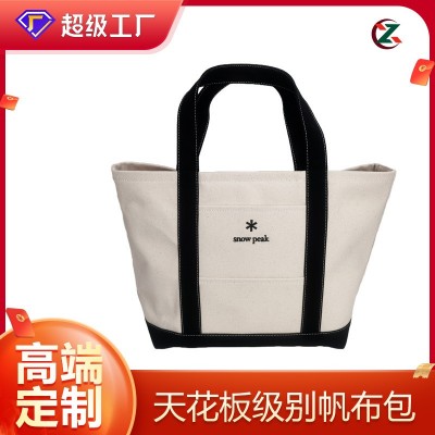 天花板包包帆布包大容量女简约时尚女包高级感托特包手提包批发图2