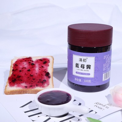 云南玫瑰酱桂花酱蓝莓百香果酱商用奶茶冰粉籽专用玫瑰馅料批发图4