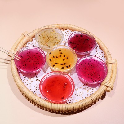 云南玫瑰酱桂花酱蓝莓百香果酱商用奶茶冰粉籽专用玫瑰馅料批发图2