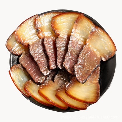 四川特产后腿五花腊肉农家自制烟熏咸肉正宗老川味后腿熏肉腊肉图5