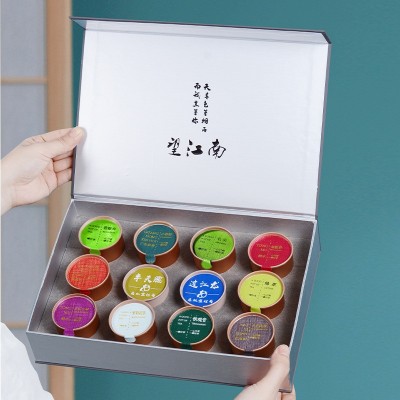 望江南 武夷岩茶金骏眉大红袍普洱小青柑铝罐礼盒装茶叶 代发批发图3