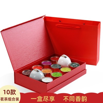 望江南小铝罐十款名茶铁观音金骏眉大红袍小青柑厂家现货批发代发图3