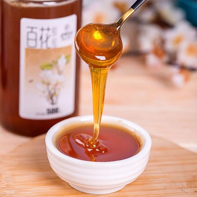 蜂蜜批发纯正天然百花蜜农家自产土蜂蜜批发源头厂家挤压瓶5图2