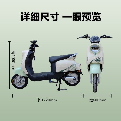 雅迪电动车 跨境电动摩托车踏板电摩长续航电瓶车 电动自行车厂家图2