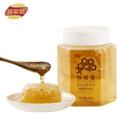 厂家直供百杂花洋槐封盖蜂巢蜜瓶装350g图5