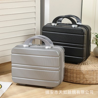 手提箱行李箱化妆箱14寸复古小型收纳箱包儿童迷你伴手礼礼盒批发图3