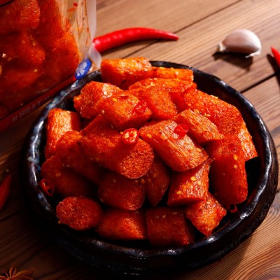 湖南双娇网红麻辣清真零食大刀肉牛尾巴小卖部摆摊厂家辣条批发图4