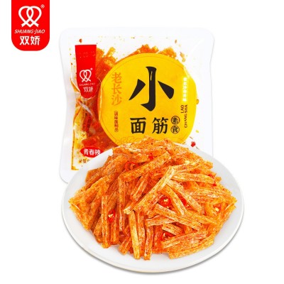 湖南双娇臭干子小面筋辣条散装称摆摊童年麻辣零食辣条整箱大批发图4