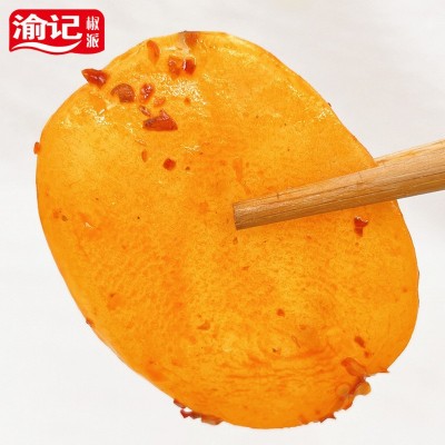 渝记香辣土豆片即食香辣零食办公室休闲零食蔬菜干下酒菜500g图3