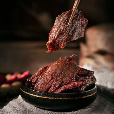 牛肉干 手撕牛肉厂家 景区特产肉类零食 果汁牛肉香辣牛肉干图2