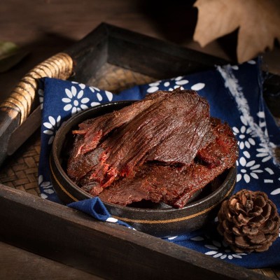 牛肉干 手撕牛肉厂家 景区特产肉类零食 果汁牛肉香辣牛肉干图3