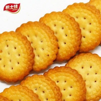 积士佳 海盐味日式小圆饼干100g包装网红零食小饼干图3