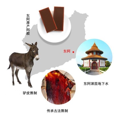 阿胶原粉 山东东阿特产阿胶粉250克直播货源礼盒装会销礼品阿胶粉图4