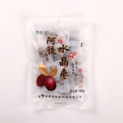 凤胶堂阿胶枣即食无核蜜枣水晶金丝枣独立小包装东阿县特产100g图4