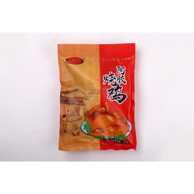 阿胶烧鸡一斤装熟食真空包装厂家批发休闲卤味图4