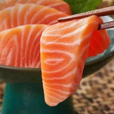 冰鲜三文鱼中段新鲜现切生鱼片整条日式料理海鲜辅食拼盘顺 丰包邮图3
