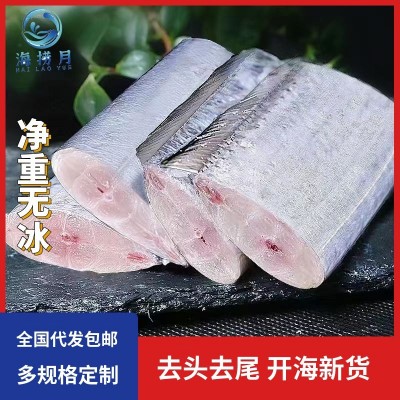 新鲜带鱼段中段鲜活冷冻小眼油带鱼刀鱼整箱海鲜水产鲜活顺丰