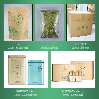 一杯香厂家批发2023新茶雨前龙井茶绿茶春茶越乡龙井大佛散 装茶叶图4