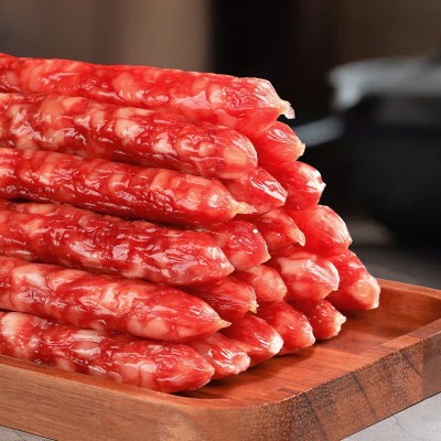广式香肠广味川味麻辣腊肠农家腊味烤肠煲仔饭特产厂家批发代发01图2