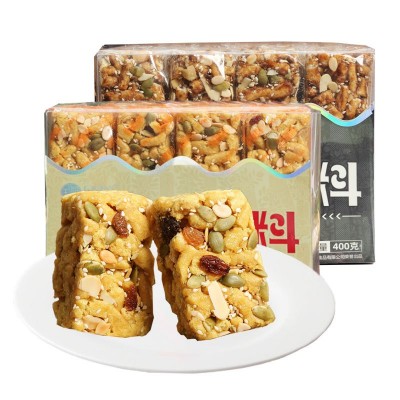 金品坊糖醇黑麦坚果沙琪玛软糯苦荞沙琪玛休闲零食糕点早 餐代发图4