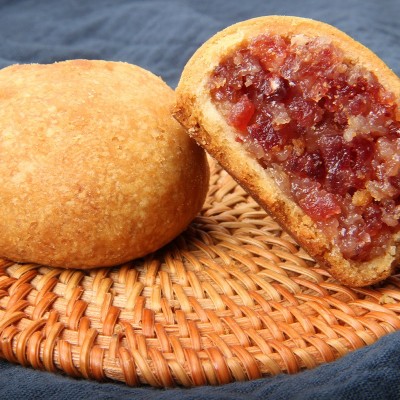 滇式火腿月饼蛋黄云南特产中秋月饼酥皮金兰世家传统糕点批发50g图3