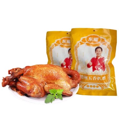 山东特产东曜五香扒鸡开袋即食500g网红熟食烧鸡德州五香脱骨扒鸡图5