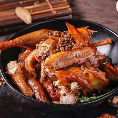 正宗手撕麻椒鸡五香鸡真空包装即食卤味熟食网红零食小吃厂家批发图4