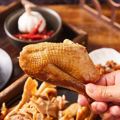 椒麻鸡整只德州特产卤味手撕麻椒鸡正宗麻辣鸡即食熟食小吃椒麻鸡图2