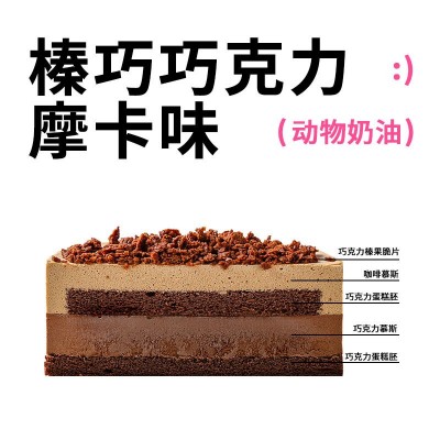 2023新品罐子蛋糕动物奶油蛋糕盒子慕斯蛋糕提拉米苏零食网 红甜品图2