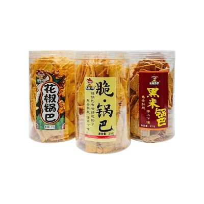 无名小卒脆锅巴 210g桶装酥脆休闲零食小吃膨化食品小米锅巴批发图5