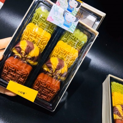 320克混合冰豆糕小时厚绿豆糕 红豆糕 每盒8个 每箱20盒 点心糕点图3