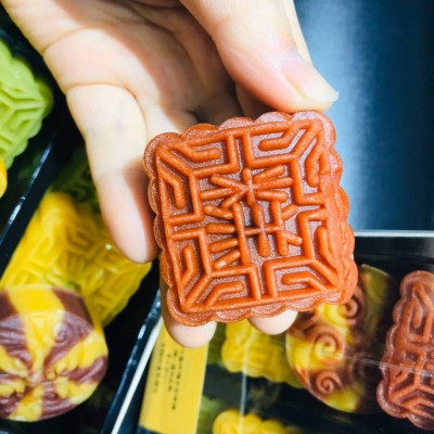 320克混合冰豆糕小时厚绿豆糕 红豆糕 每盒8个 每箱20盒 点心糕点图4