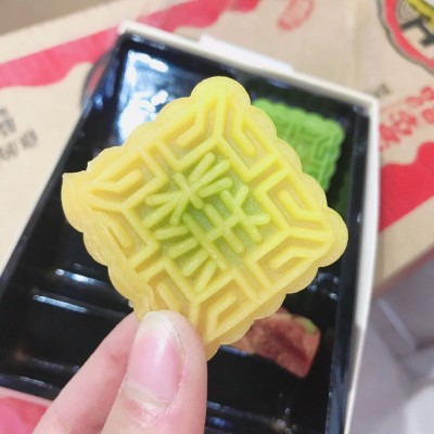 320克混合冰豆糕小时厚绿豆糕 红豆糕 每盒8个 每箱20盒 点心糕点图2