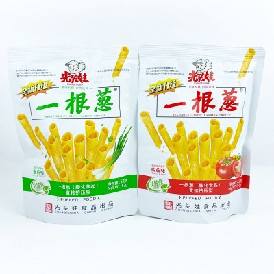 甘师傅一根葱光头娃葱香花椒牛肉味60袋膨化零食批发儿时童年小吃图3