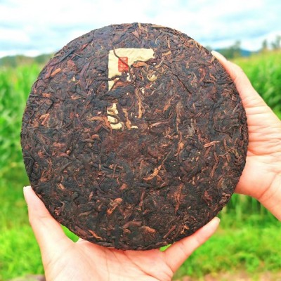 中宏印勐海普洱熟茶 布朗山古树普洱茶饼 云南七子饼茶厂家 直销图2