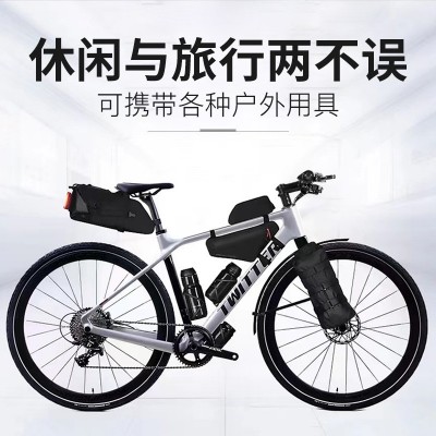 平把公路车GRAVEL-X碎石公路自行车24变速油碟刹碳纤维越野自行车图3