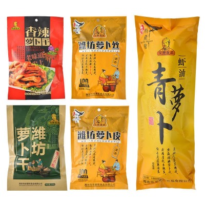 宝烨潍坊虾油青萝卜咸菜疙瘩萝卜干咸菜萝卜皮萝卜丝酱腌菜礼盒图2