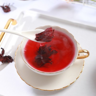 洛神花罐装35g 整朵洛神花玫瑰茄花草茶厂家批发一件代发图4