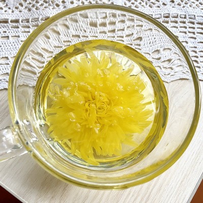 黄山金丝皇菊 菊花茶批发 袋装菊花茶 一袋一朵 金丝黄菊独立包装图2