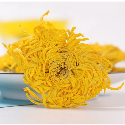 黄山金丝皇菊 菊花茶批发 袋装菊花茶 一袋一朵 金丝黄菊独立包装图4