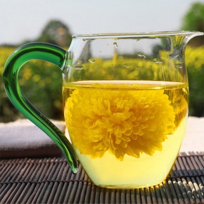 散装婺源皇菊菊花茶 黄菊花 黄菊 乒乓球菊球菊一朵一杯大批有货图2