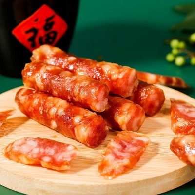 潮汕腊肠煲仔饭广东潮式腊味即食香肠腊肉肠灌肠三味可选咸香图3