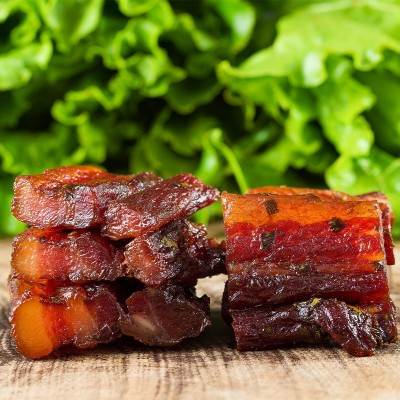 今荣广式五花酱封肉500g腊肉 广东腊味腌肉咸五花腊肠煲仔饭批发图4