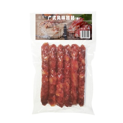 厂家批发靖亨广式腊肠250g 农家腊味饭店粽子煲仔饭香肠腊肉腊肠图5