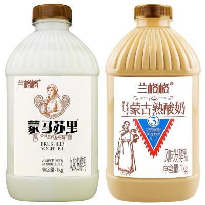 兰格格雪原蒙马苏里蒙古熟酸奶特产网红炭烧烤牛奶乳酸益生菌批发图5