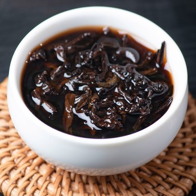 阅民茶叶直销云南茶叶普洱茶熟茶小青柑原料陈年普洱散茶批发图3