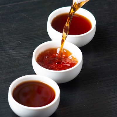 阅民茶叶直销云南茶叶普洱茶熟茶小青柑原料陈年普洱散茶批发图4