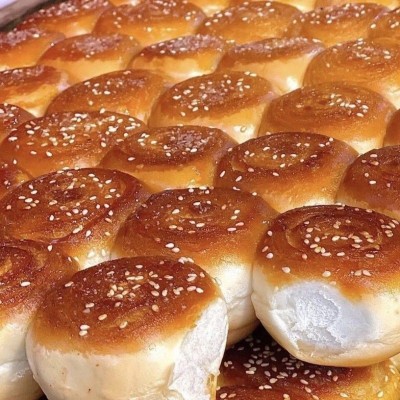 小吃烤馒头蜂蜜小面包营养早餐烘焙吐司手撕包网红零食现做图2