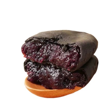 五黑桑葚紫米饼无蔗糖早餐糕点心粗粮饱腹代餐零食品图4