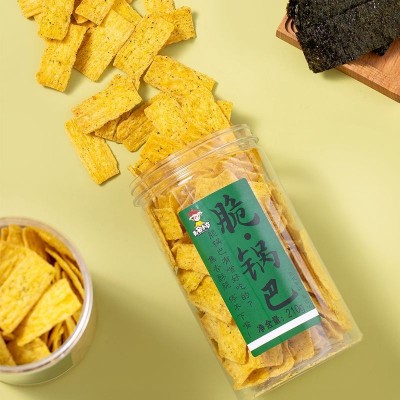 无名小卒桶装海苔锅巴休闲零食小吃厂家招代理批发代加工膨化食品图3